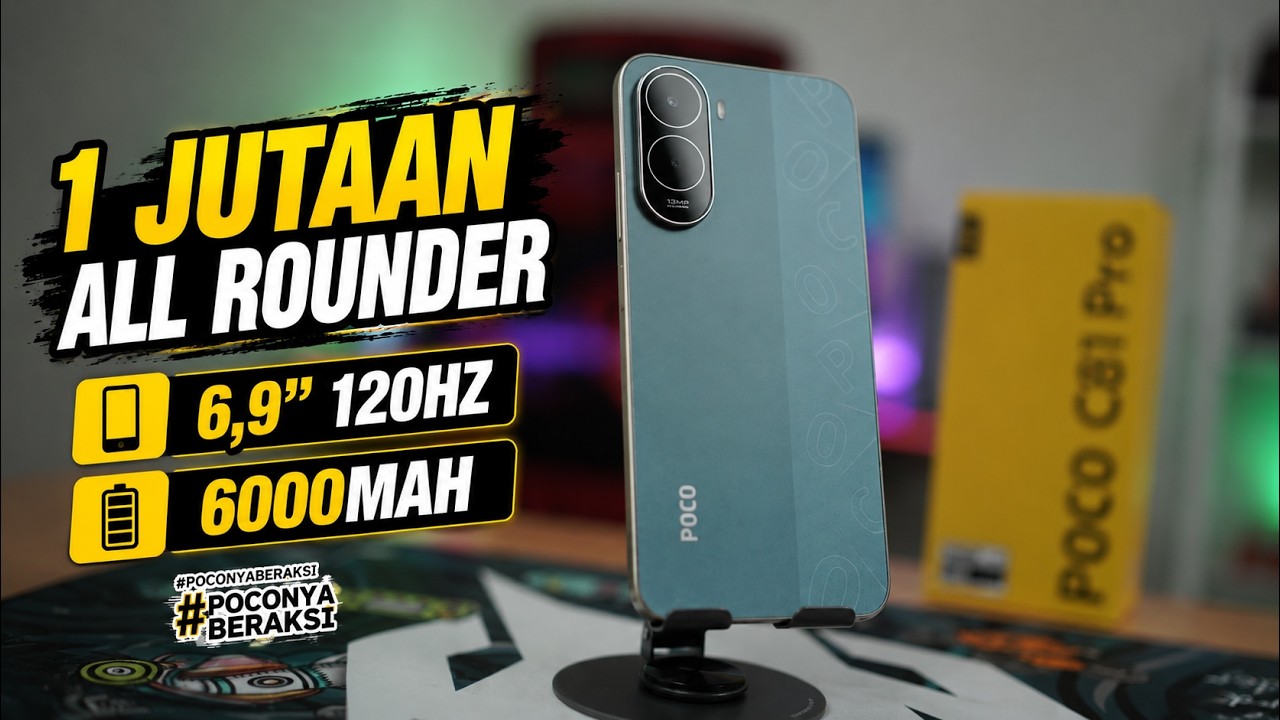 HP 1 JUTAAN 6,9 INCI 120HZ & UFS 2.2! UNBOXING POCO C81 PRO