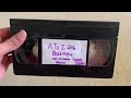 A To Z With Barney 2001 VHS Homemade Copy