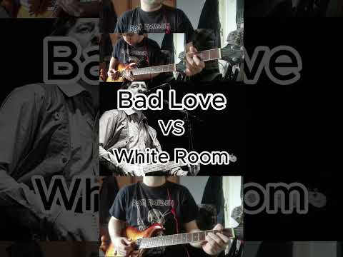 Battle of the Eric Clapton Riffs: Bad Love vs White Room w/ Solo #cream #shorts #guitarcover