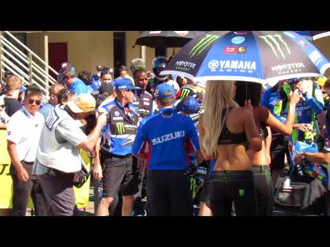 MotoAmerica Sonoma Raceway 2017 Saturday Superbike Podium Roll in