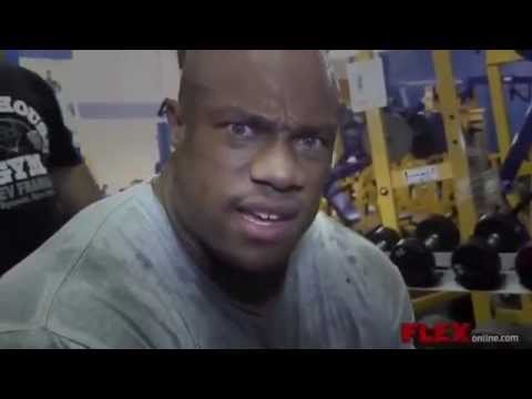 Phil Heath Trains Shoulders 4 Weeks From 2013 Mr.Olympia