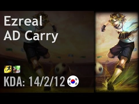 Ezreal AD Carry vs Ashe - Nagne - KR Challenger Path 6.2