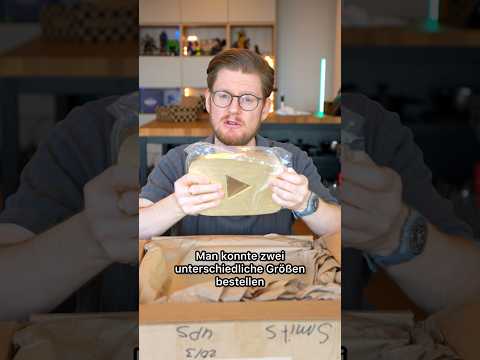 YouTube Play Button Unboxing