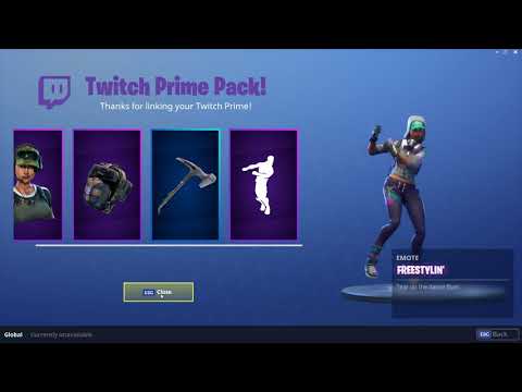 *NEW* TWITCH PRIME PACK #2 ITEM SHOWCASE - FORTNITE
