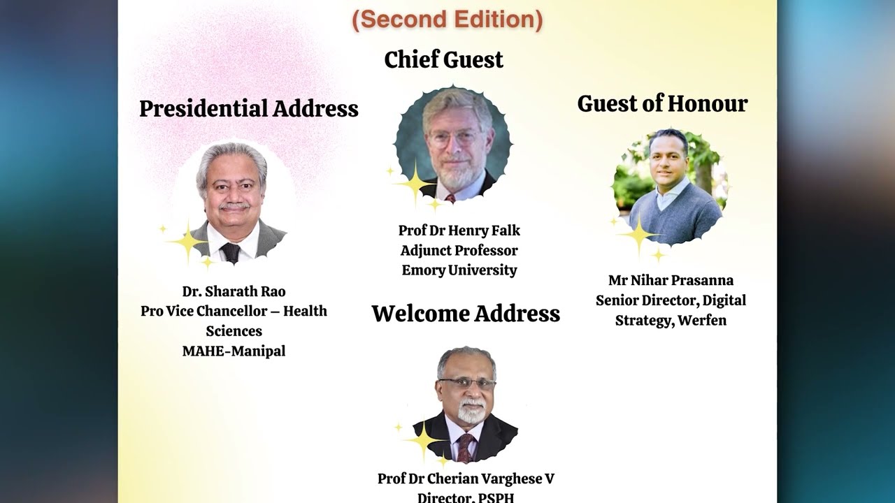 1st Lecture of Prof Rajani Prasanna Endowment Lecture Series 2.0 on Climate Change and Public Health