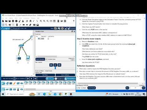 9.3.4 packet tracer - ipv6 neighbor discover