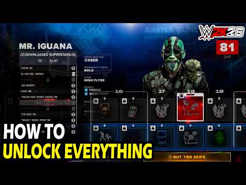 How to Unlock Everything in WWE 2k26
