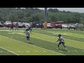 Isaiah Coppage C/O 2023 WR Bishop Miege Varsity Football Summer Scrimmage 2022