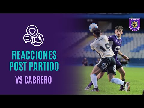 🗣️REACCIONES | Empate ante Comunal Cabrero por la Copa Biobío