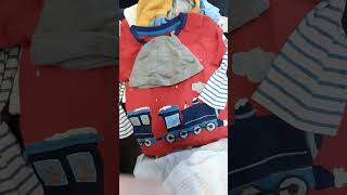 Balík 197, 11,2 Kg, Krásný mix pro chlapečka velikost 56-80,1 jakost + cream, cca 123 ks