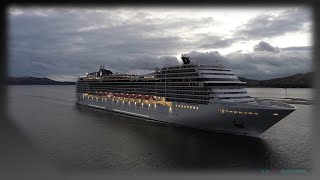 Breathtaking Arrival: MSC Magnifica Reaches Dunedin 9/03/2025 #msccruises