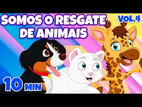 Somos o Resgate de Animais Vol. 4 - Giramille 10 min | Desenho Animado Musical