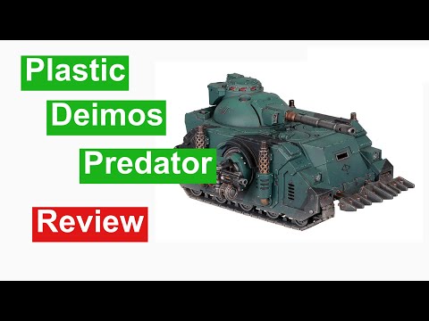 Plastic Horus Heresy Predator Unboxing and Review