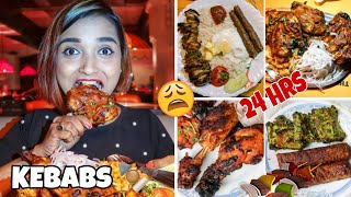 I Ate KEBABS For 24 HOURS CHALLENGE - Cooking CHICKEN TANGDI KEBAB | Chicken Eating Challenge INDIA