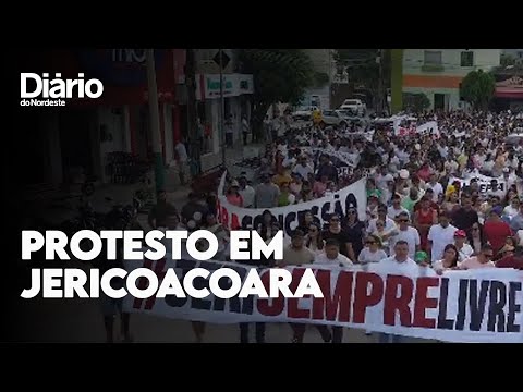 Moradores de Jericoacoara protestam contra ingresso para acesso à vila