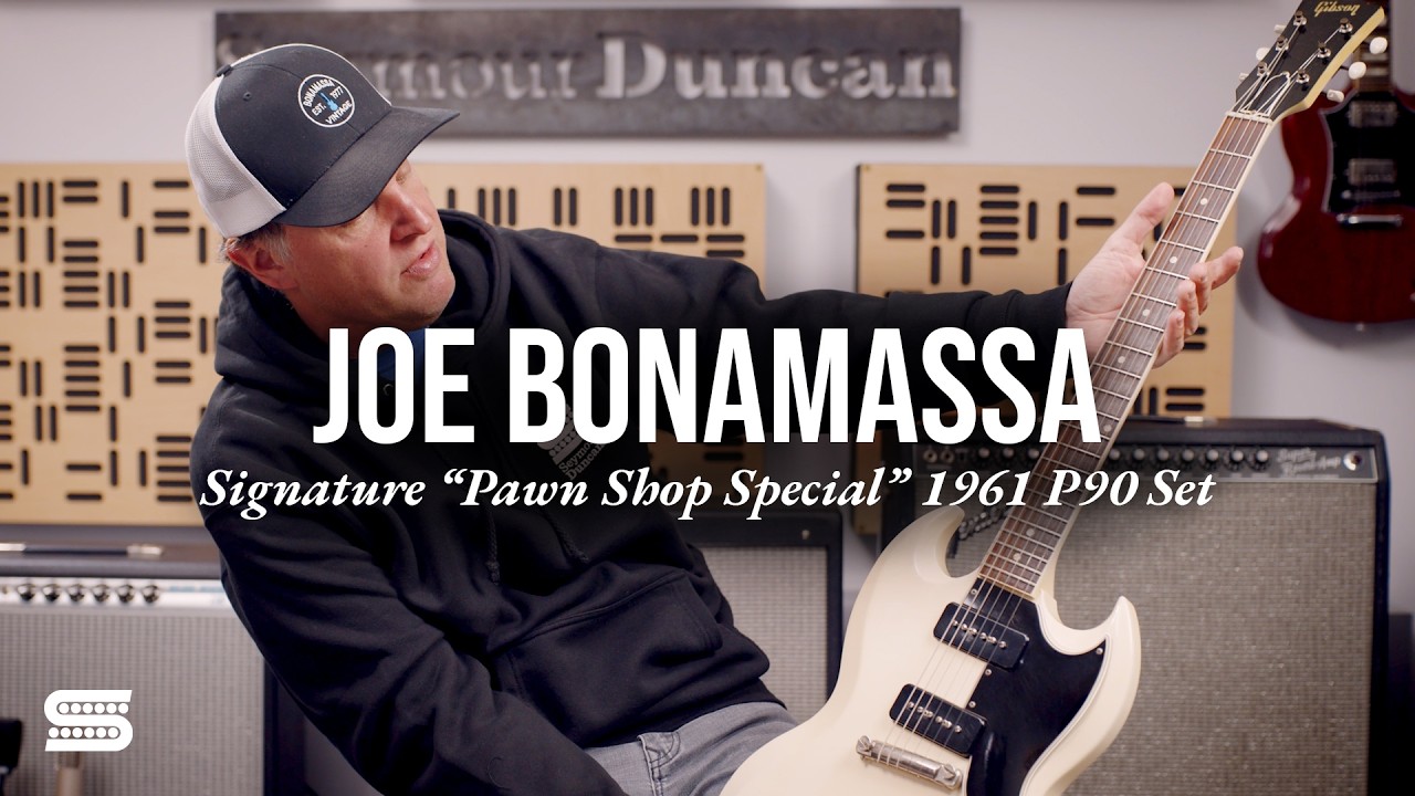 Introducing The Seymour Duncan Joe Bonamassa &ldquo;Pawn Shop Special&rdquo; 1961 P90 Set - YouTube