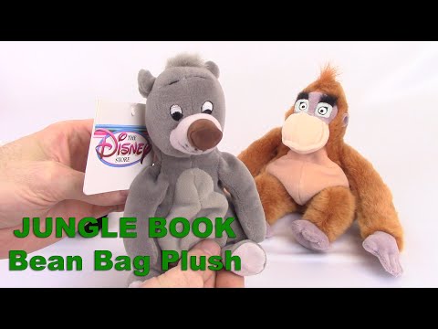 Disney JUNGLE BOOK Movie Bean Bags (Set of 3) Stuffed Plush Value Toy Review - BBToyStore.com