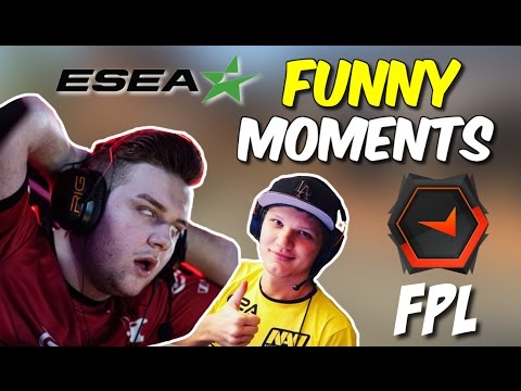 FPL FUNNY MOMENTS (S1mple, NIKO, Shroud and more) / RANK S