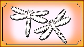 Dragonfly Free Coloring Page For Kids Nurie World Com