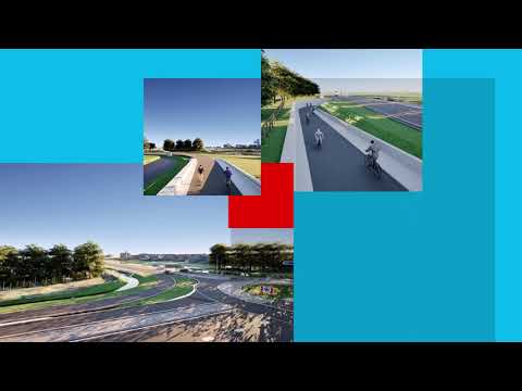 Impressie nieuwe rotonde en fietstunnel in Woudenberg