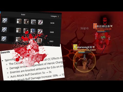【Albion online】Dual Sword meta!?  I'll beat them with my Cursed Staff!!! | Corrupted Dungeon