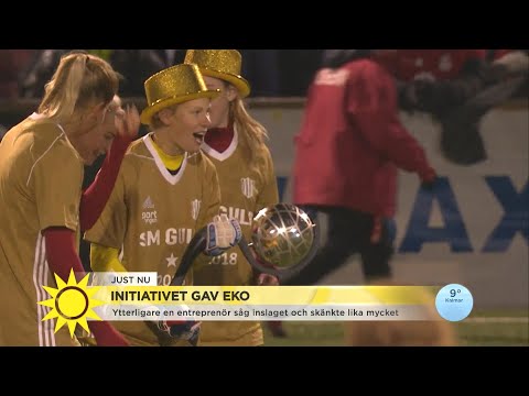 Initiativ gav eko – "Lokal miljardär skänkte pengar till Piteå IF" - Nyhetsmorgon (TV4)