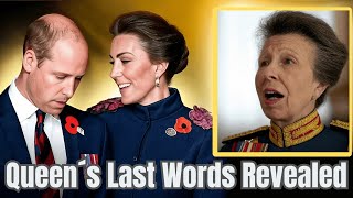 William & King Charles SPEECHLESS As Princess Anne Reveals Queen's Important Message About Kate