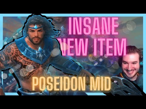 Smite Pro Poseidon: RELEASE THE KRAKEN WITH A NICE NEW ITEM (Smite Conquest)