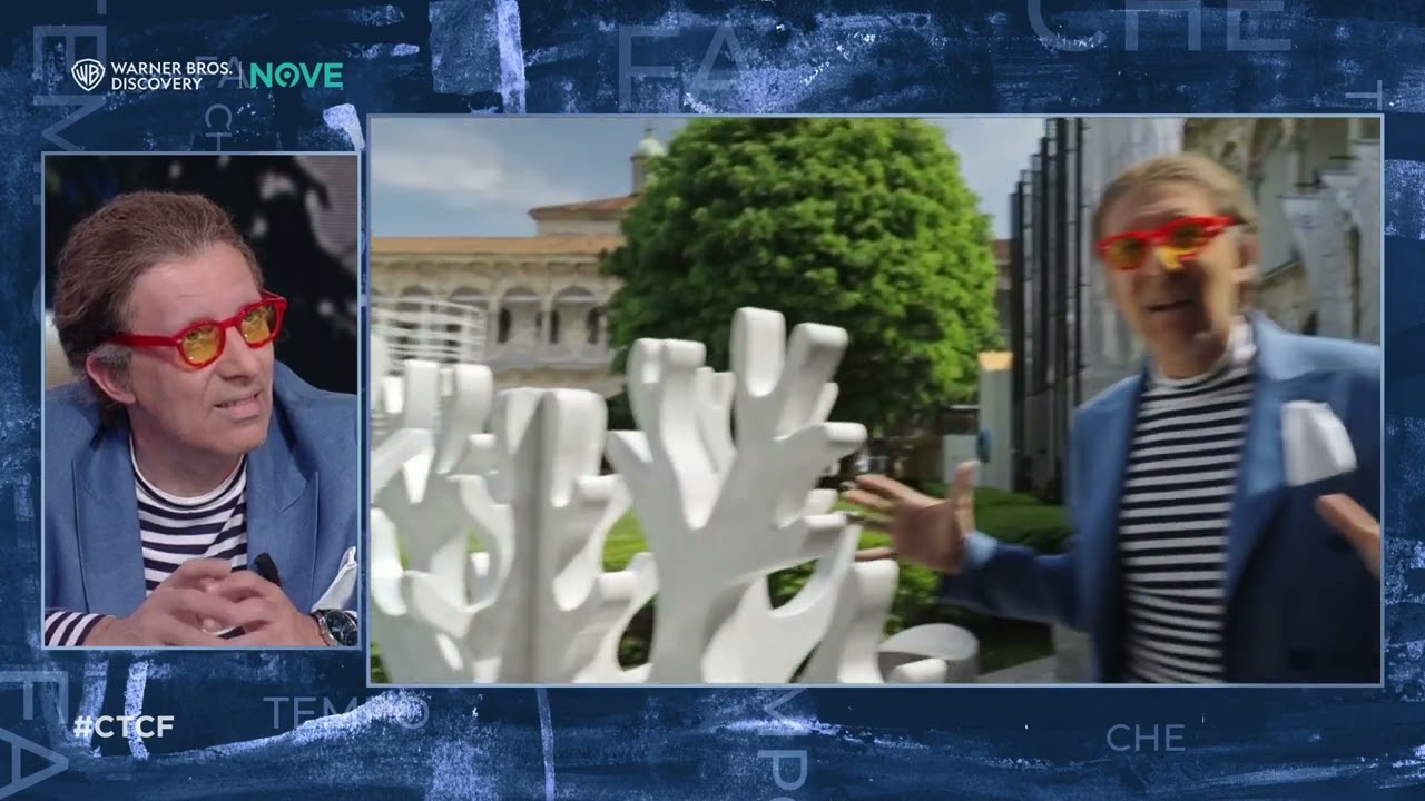 Lapo inviato al Salone del Mobile: "C'erano tante belle cose colorate, gente che non lavora..."