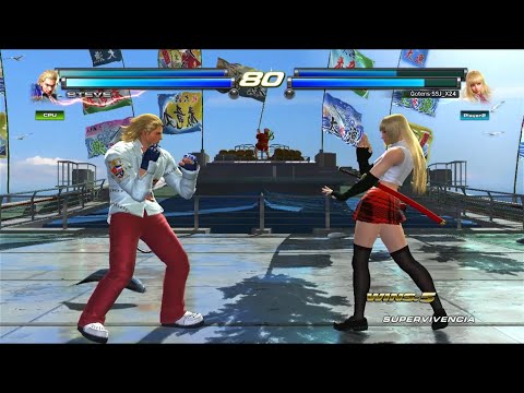 01 Anna y Lili vs Steve y Kunimitsu - Tekken Tag Tournament 2 ( Uchiha x24 ) PS3