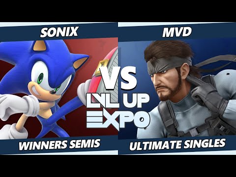 LVL Up Expo 2022 Winners Semis - Sonix (Sonic) Vs. MVD (Snake) SSBU Ultimate Tournament