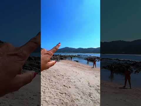 📍Praia das conchas no Guarujá litoral de São Paulo #praia #beach #guaruja #baixadasantista013 #mar