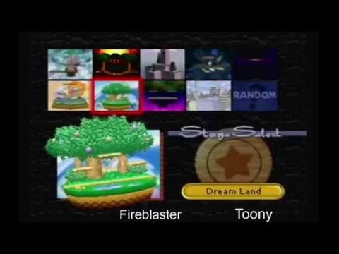 Fireblaster (Yoshi) vs Toony (Mario)