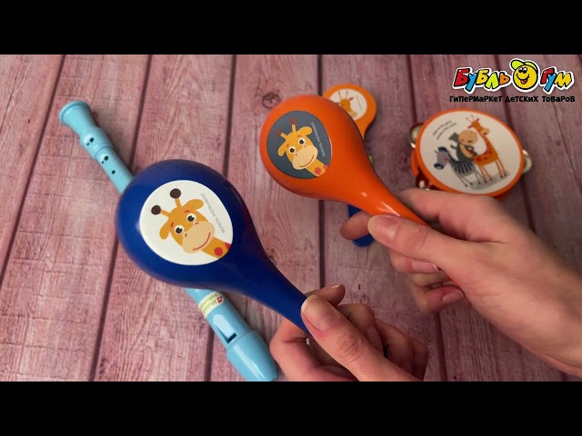 Набор музыкальных игрушек Lanson Toys Веселые звери 6предметов с 3лет - видео