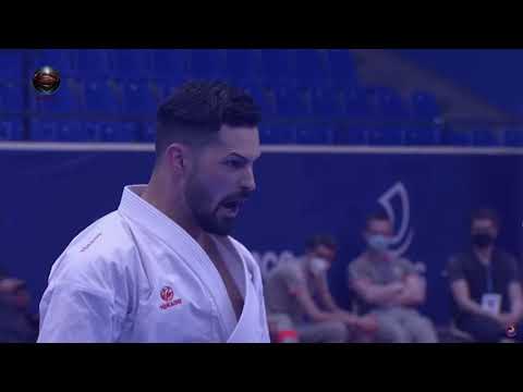 Ariel Torres Gutierrez vs Abolfazl Shahrjerdi -  Male Kata (Qualification Tournament Paris 2021)
