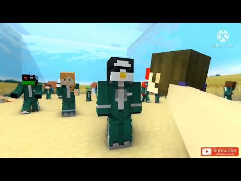 Minecraft Squid Game Red Light Green Light Minecraft Monster School Part 1