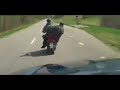 Borrachos en divertido accidente en scooter