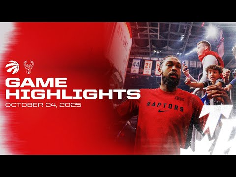 Raptors vs. Bucks Game Highlights | - October 24, 2025