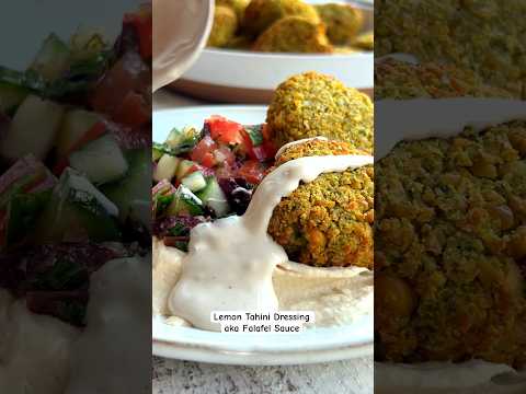 EVERYTHING DRESSING 4 ingredients, dairy-free, heart-healthy, gluten-free, vegan. Lemon Tahini Sauce