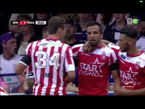 Goal Filip Markovic Mouscron-Peruwelz 1-0 Anderlecht