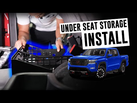 Nissan Frontier Under Seat Storage System Install