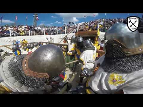 Buhurt Tech GoPro edit -BOTN 2016 Ukraine vs Russia in 21vs21