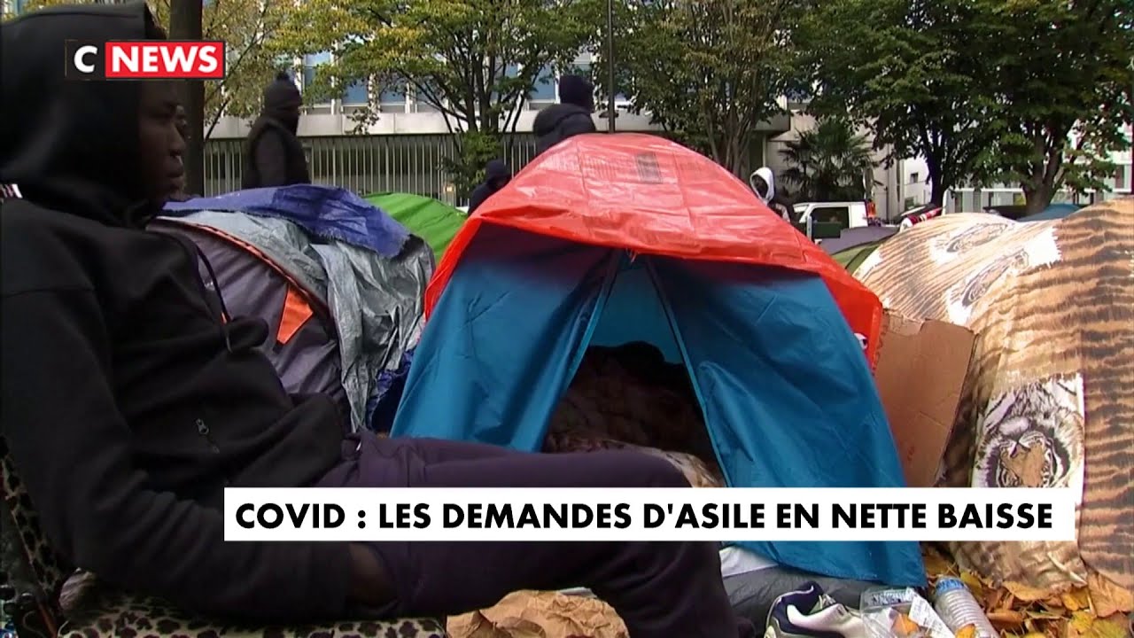 Covid : les demandes d'asile en nette baisse
