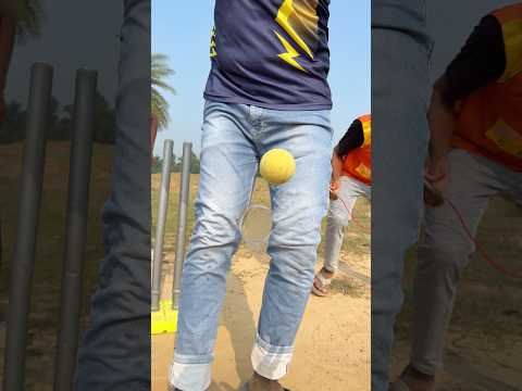Gao ka cricket match batter shocked😂 #CricketComedy#FunnyCricket #GullyCricket#CricketShorts #Short