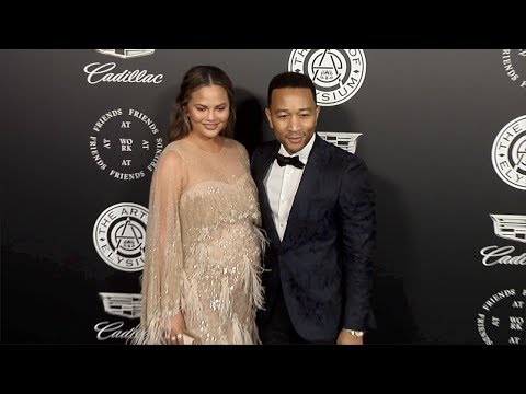 Chrissy Teigen and John Legend "The Art of Elysium HEAVEN 2018"