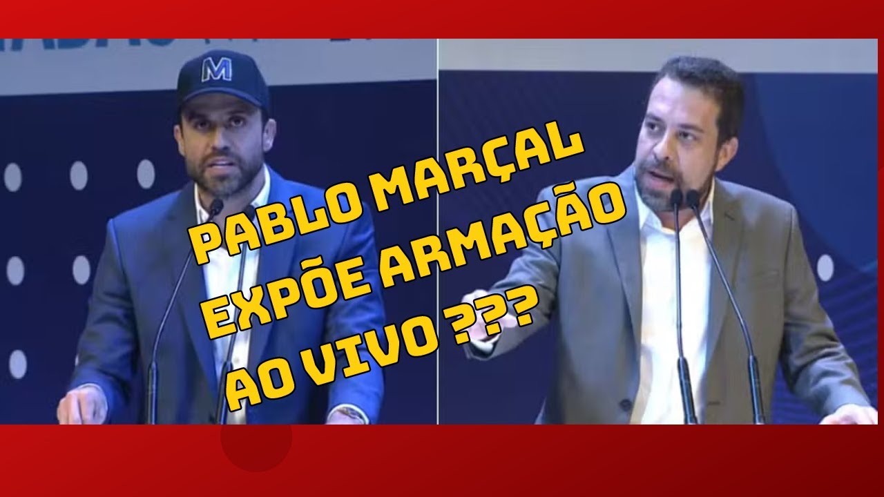 MARÇAL EXPÕE ARMAÇÃO NO DEBATE AO VIVO ?#pablomarcal1 #marçal #debate