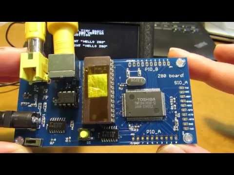 Very smart Z80 based single board computer with keyboard/video interface