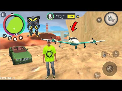 Vegas Crime Simulator 2 - (Find Private Airplane on Racing Ground) Simulator - Android Gameplay HD