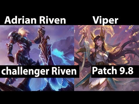 [ Adrian Riven ] Riven vs Irelia [ Viper ]  Top  - Adrian Riven Stream Patch 9.8