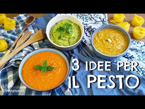 3 Idee per Pesto di Verdure ❤️ Pesto di Peperoni ❤️ Pesto di Zucchine ❤️ Pesto di Pomodorini